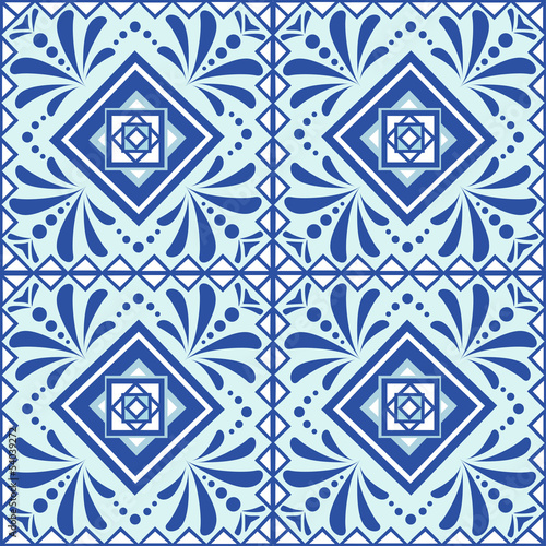 Geometric ethnic seamless pattern