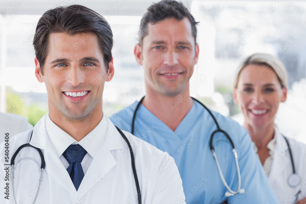 Three cheerful doctors Three cheerful doctors