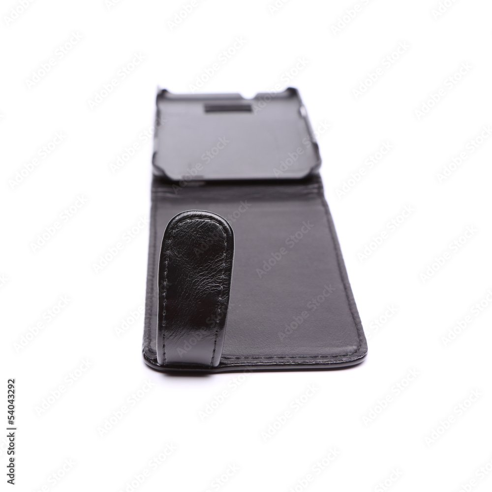 Mobile phone case on a white background Mobile phone case on a white background