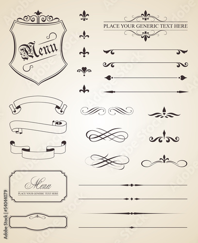 Calligraphic and Page Decoration Elements