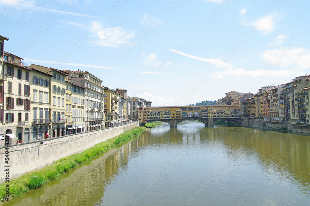 Famous Ponte Vecchio in Florence, Italy