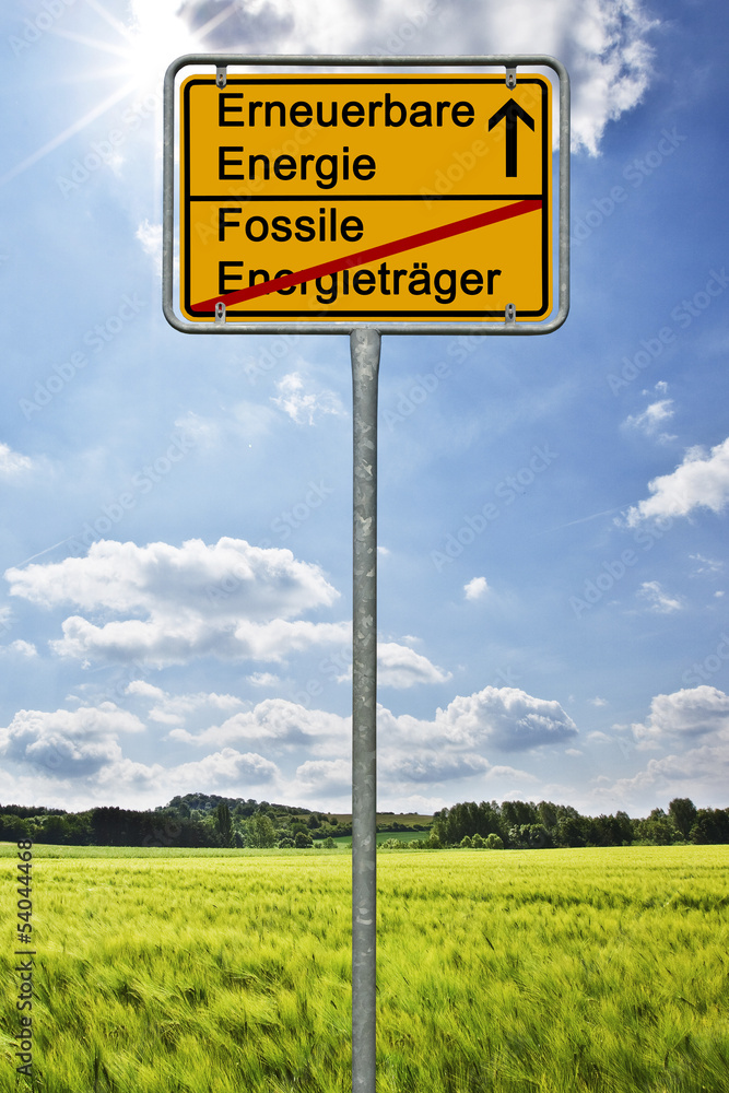 Obraz premium Erneuerbar!
