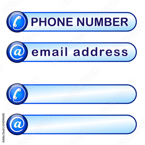 Box for phone and mail address