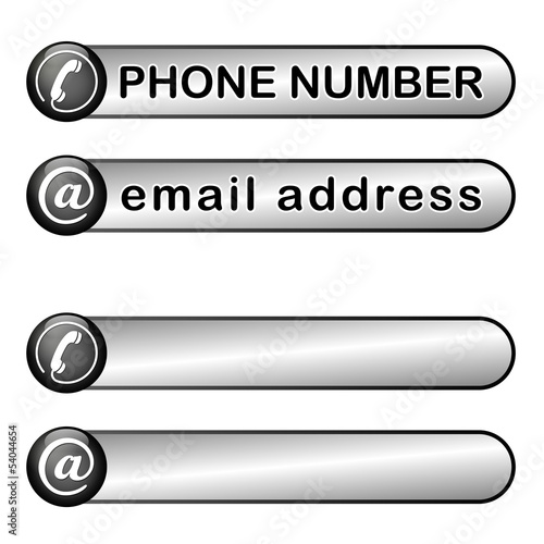 Box for phone and mail address