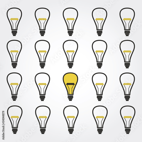 Light bulb pattern