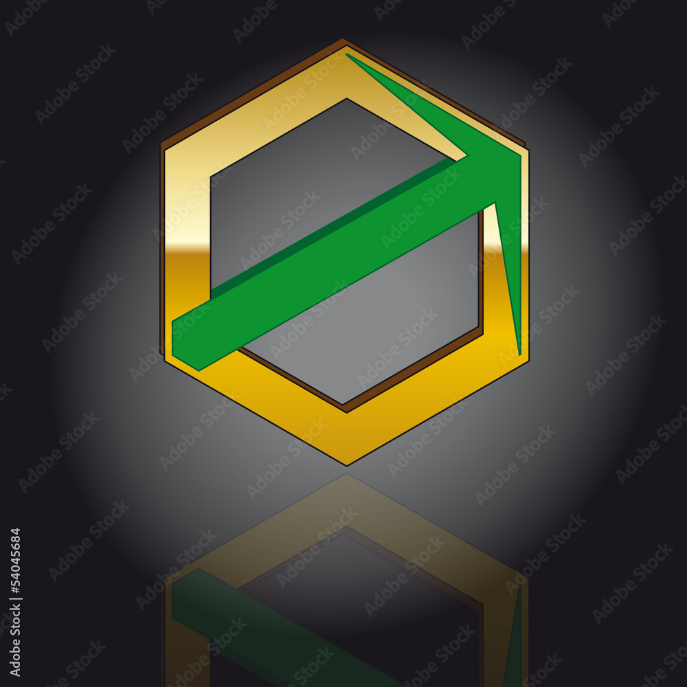 Logo Erfolg Sechseck