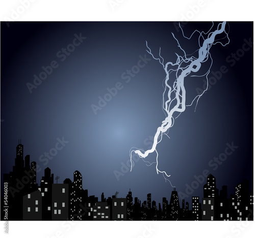 Lightning strike