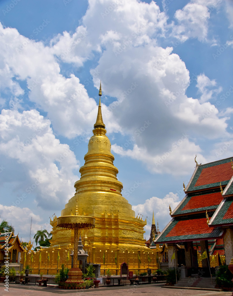 Naklejka premium Wat thai