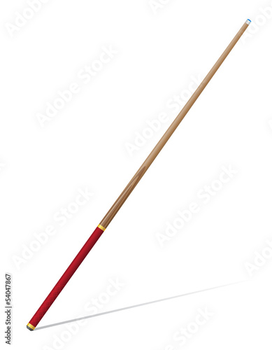 billiards cue vector illustration
