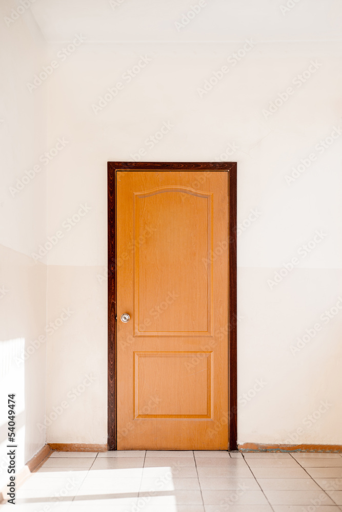 Closed door