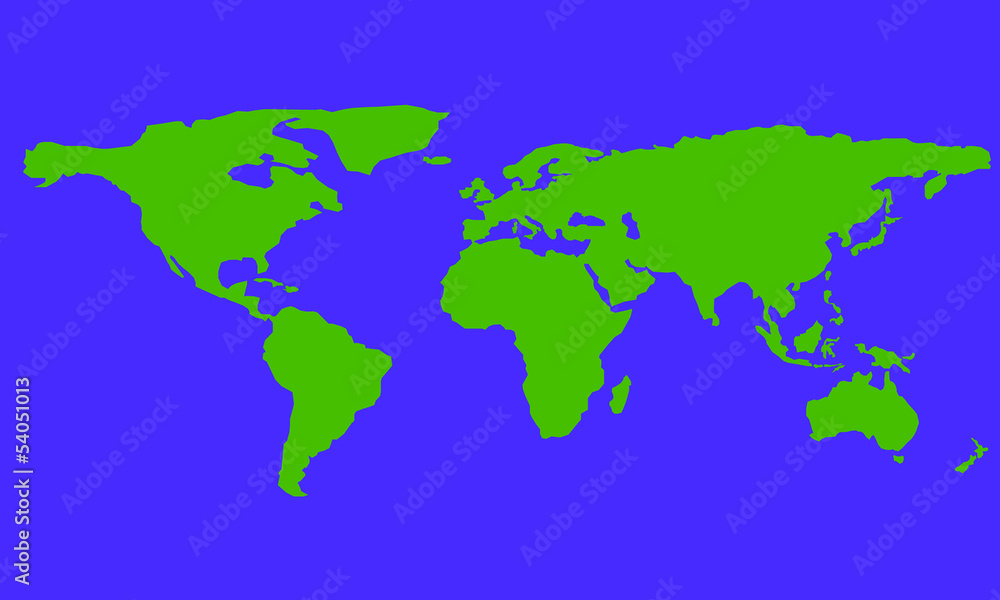 World map vector, credit : NA SA