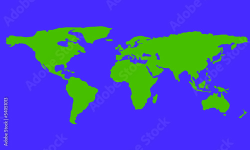 World map vector, credit : NA SA