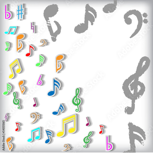 Grunge music symbol