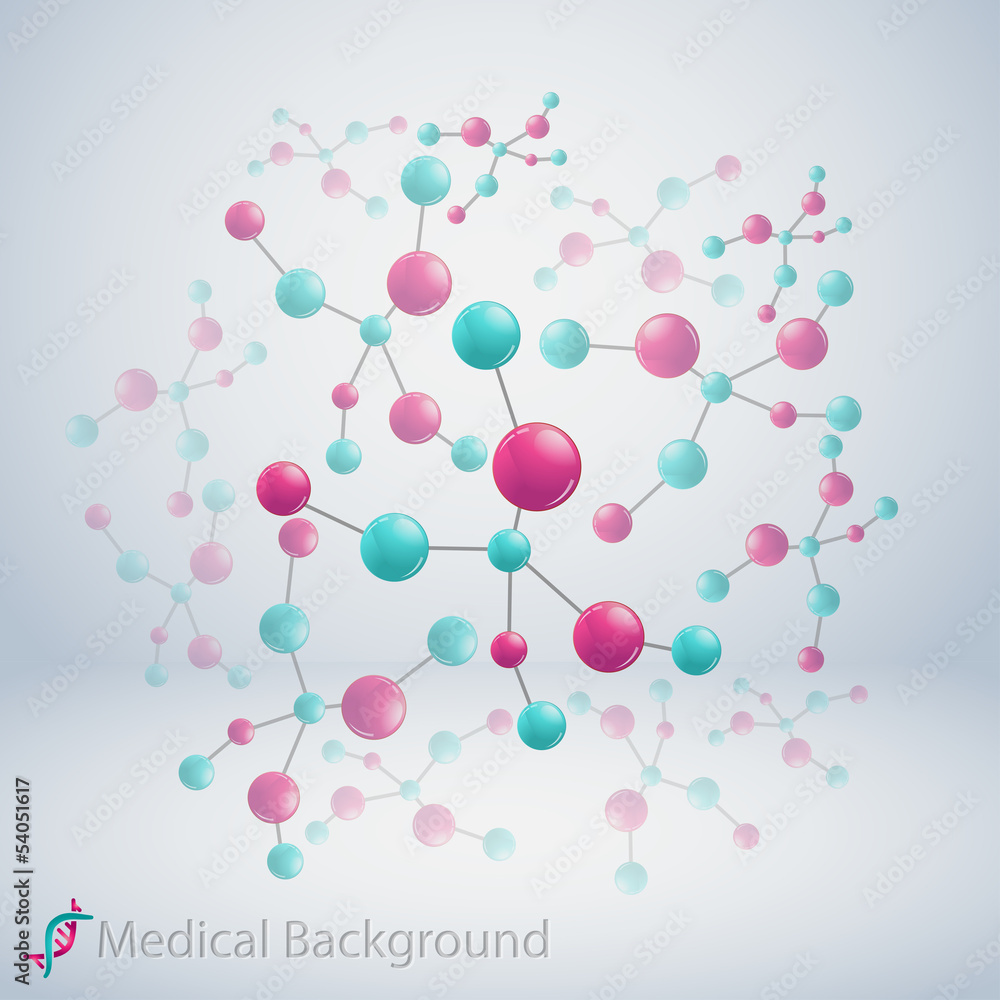 molecular structure, abstract background molecular structure, abstract background