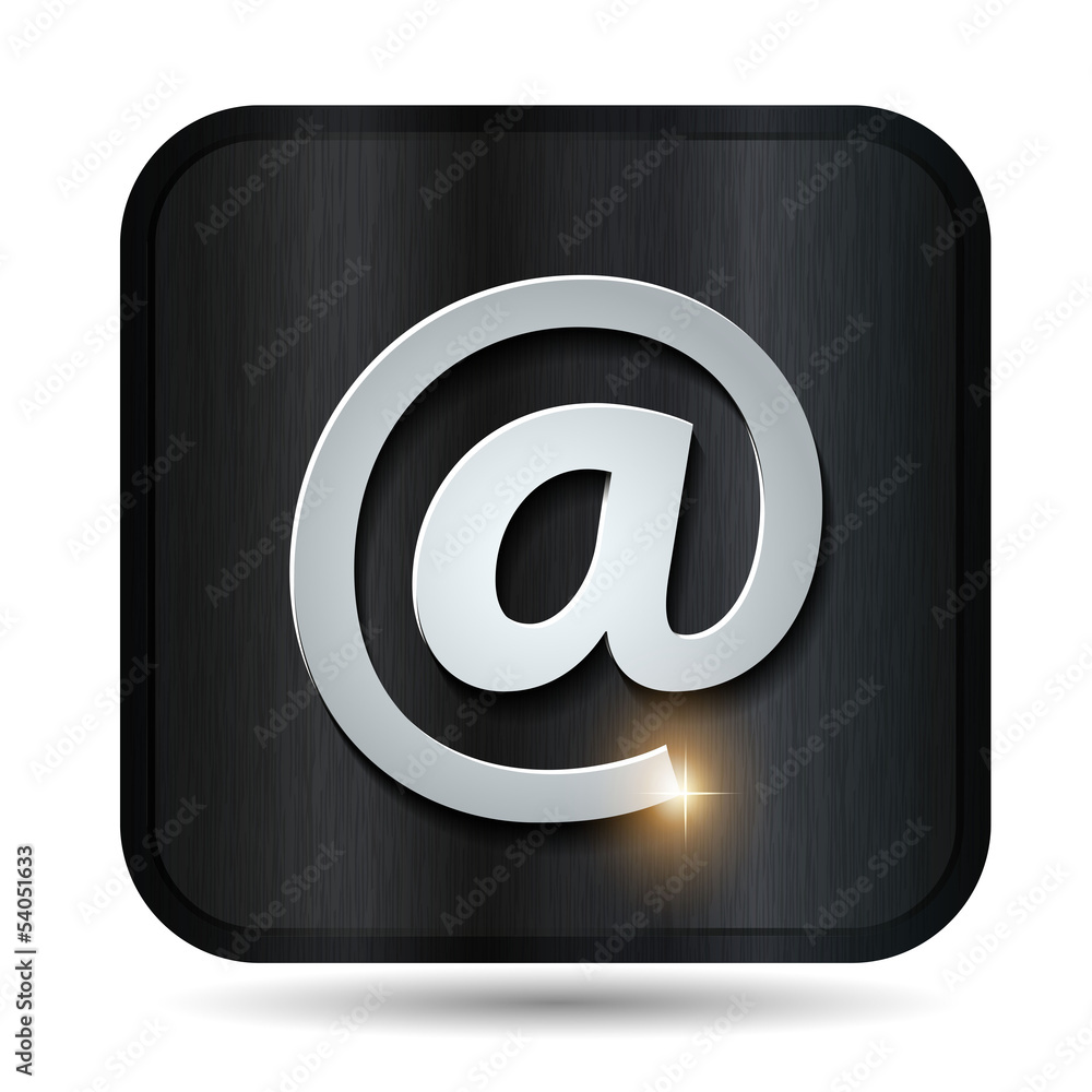 metallic vector button