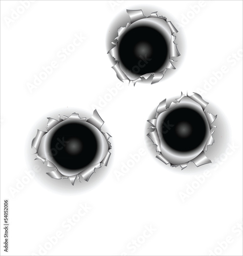 Bullet holes