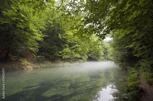 Protected landscape Canyon Kamacnik in Gorski kotar in Croatia