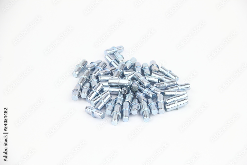 Fototapeta premium Shelf support on the white background