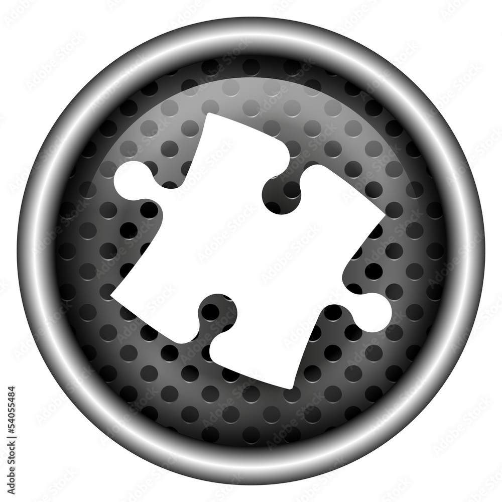 Glossy metallic icon Glossy metallic icon