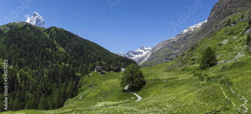 Zmutt, little village near Matterhorn