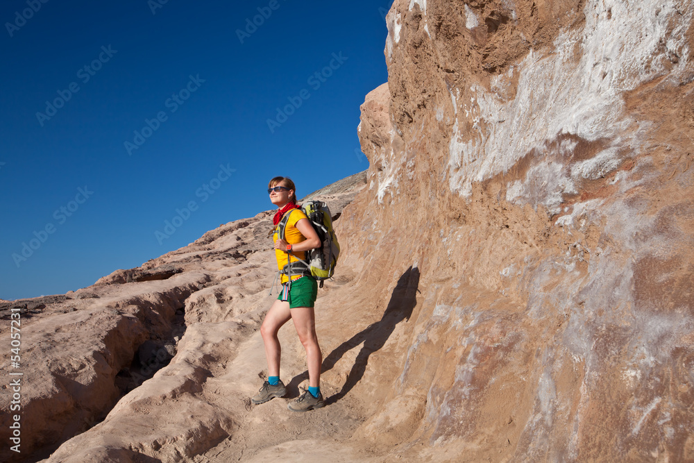 Obraz premium hiker