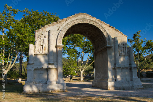 Canvas Print Roman triumphal arch at Glanum