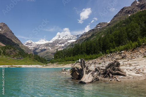 Diga di Bionaz in Valle d'Aosta photo