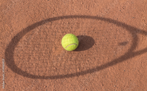shadow of a tennis player © Ryzhkov Oleksandr
