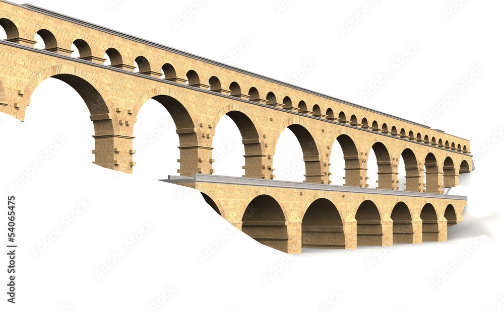 Obraz premium Pont du Gard, France