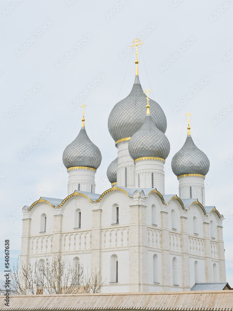 Assumption cathedral in Rostov Kremlin, Russia Assumption cathedral in Rostov Kremlin, Russia