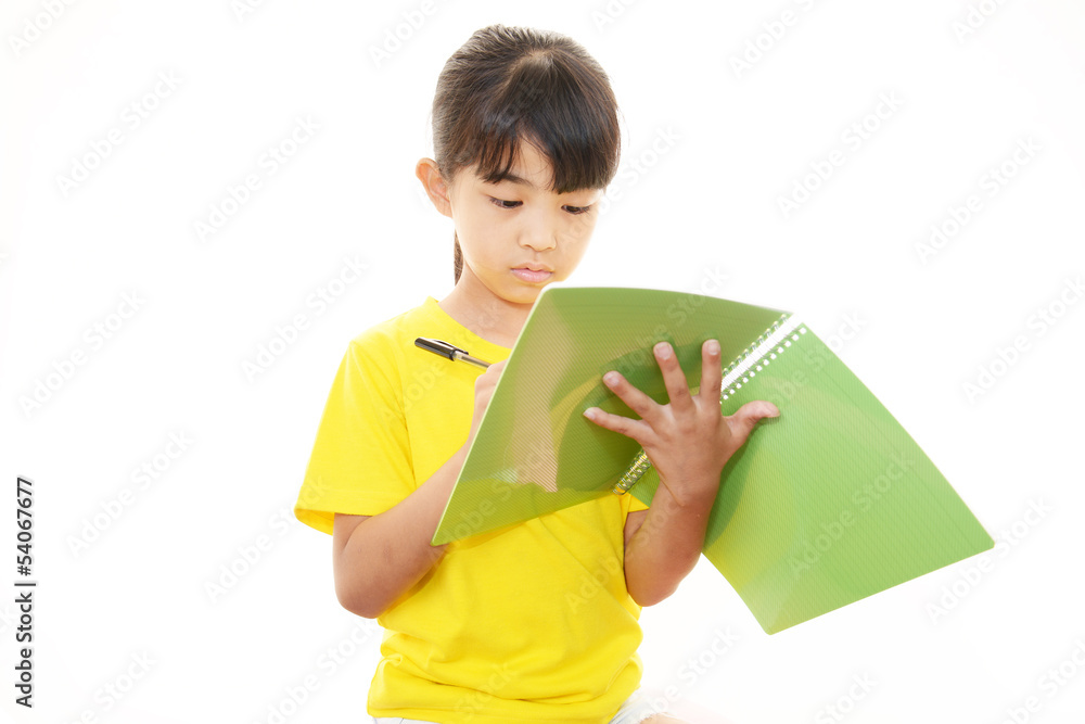 笑顔の小学生 笑顔の小学生