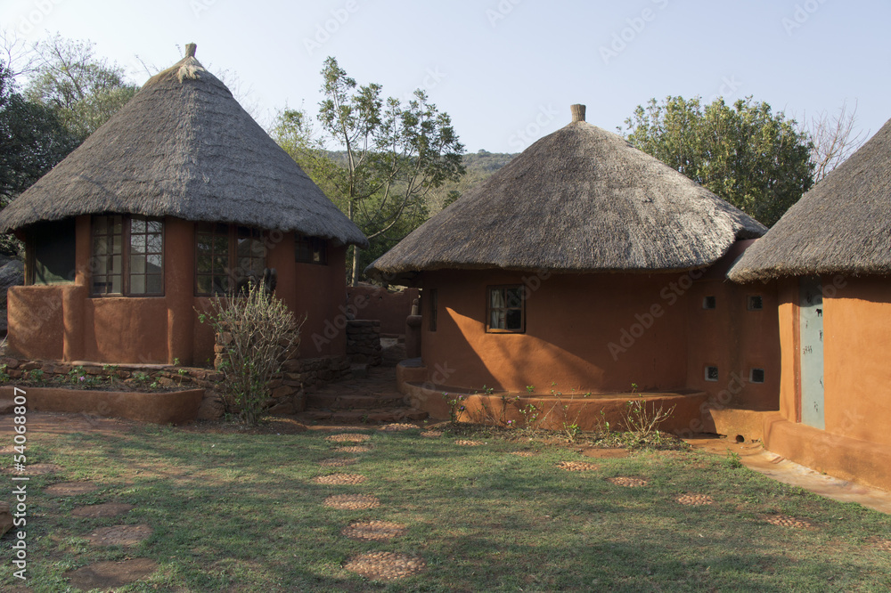 Fototapeta premium African venda village in Limpopo, South Africa