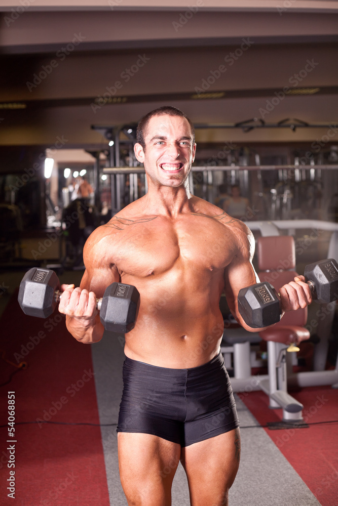 Bodybuilder training Bodybuilder training