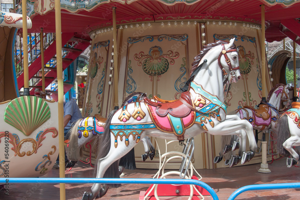 Old fashioned carousel