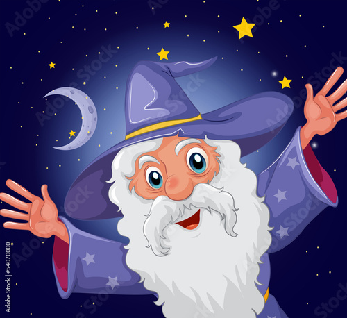 A happy old wizard