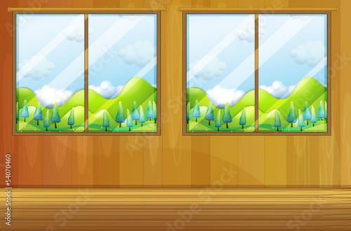 Windows made of glass