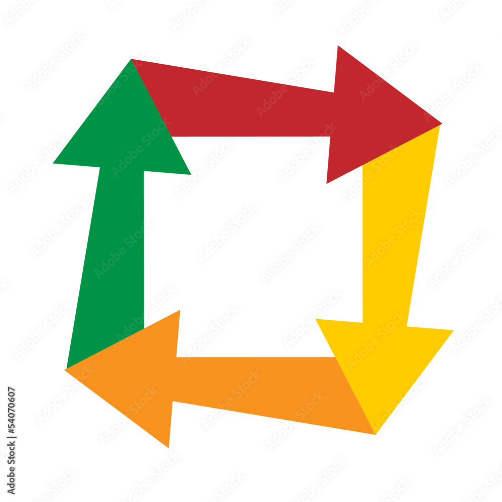 recycle 3D color arrows recycle 3D color arrows