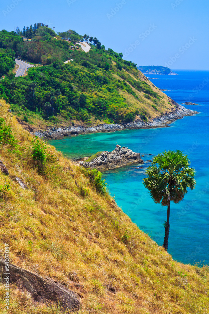 View at Promthep cape in Phuket island, Thailand
