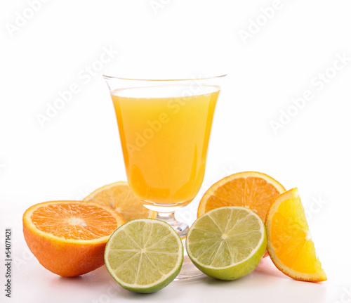 isolated fruit juice