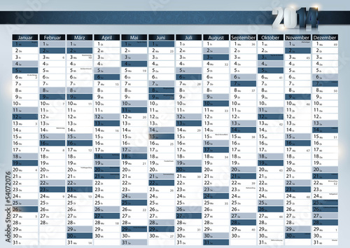 Jahreskalender 2014