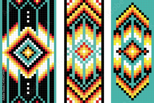 Traditional (native) American Indian pattern, vector