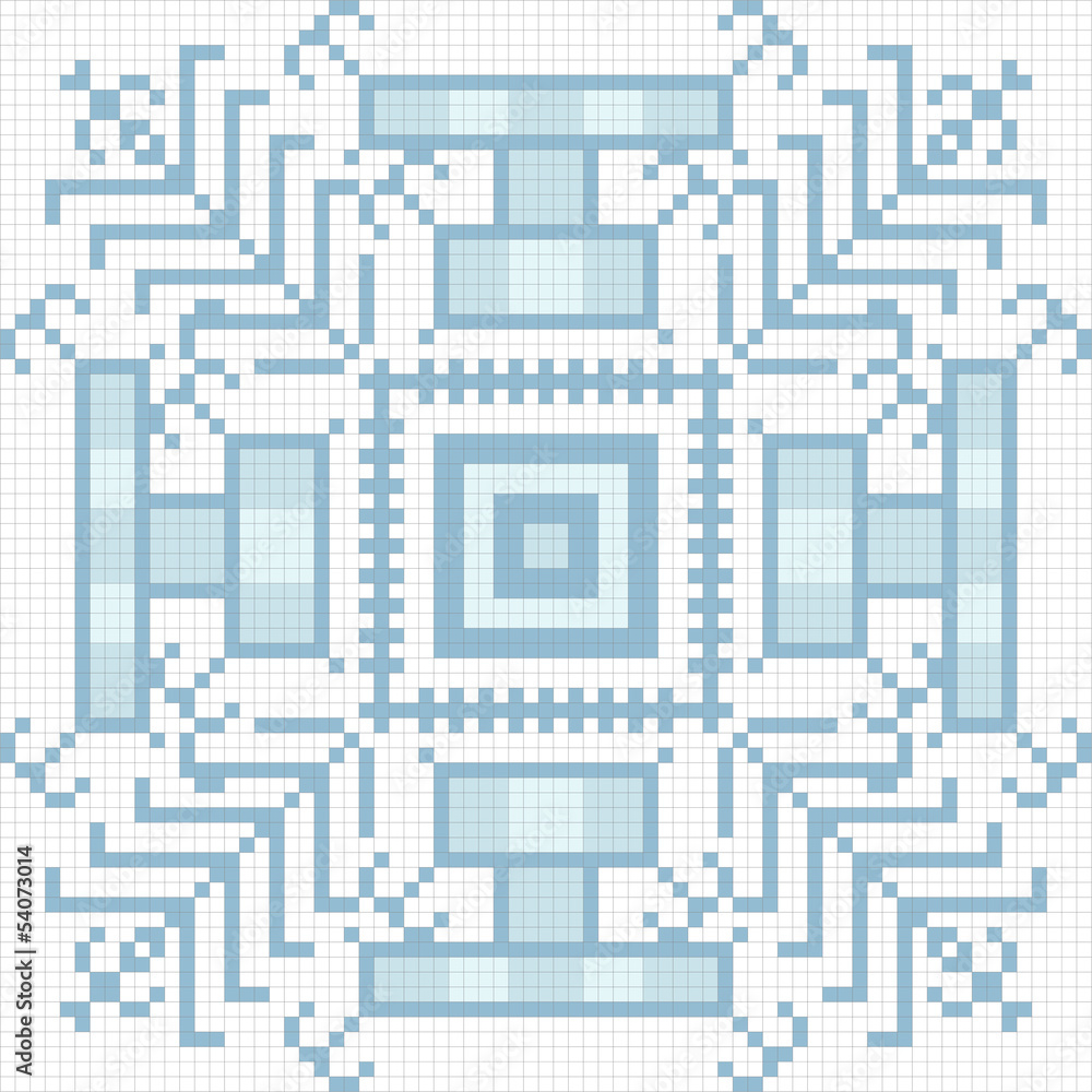 Fototapeta premium Ukrainian ethnic seamless ornament, #82, vector