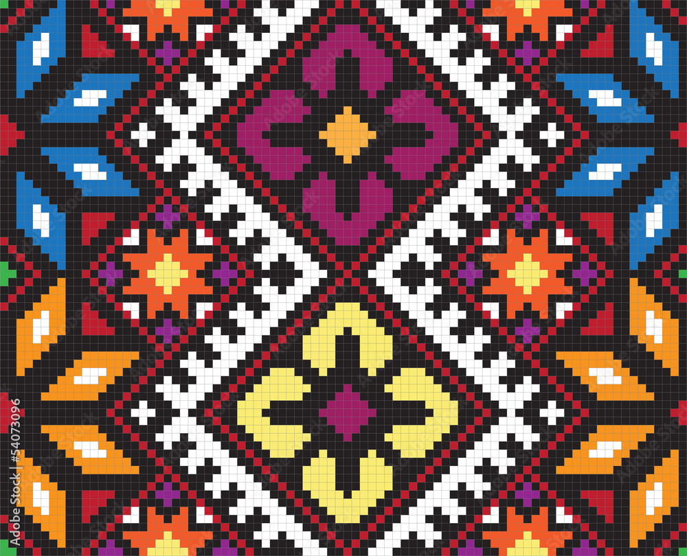 Ukrainian ethnic seamless ornament, #58, vector Ukrainian ethnic seamless ornament, #58, vector