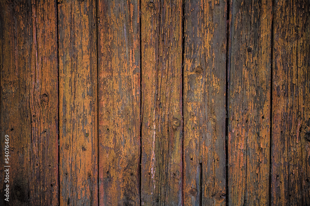 Painted wooden fence background Painted wooden fence background