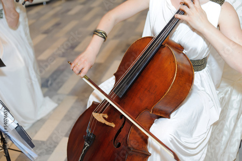 Playing Cello