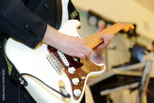 Man with Guitar photo