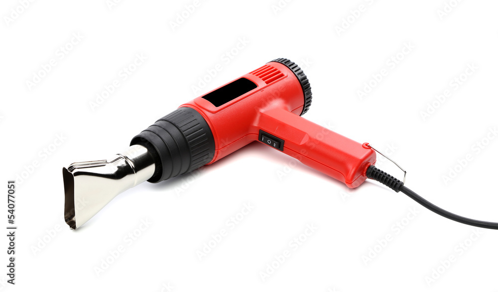 Hot air gun. isolated on a white background Hot air gun. isolated on a white background