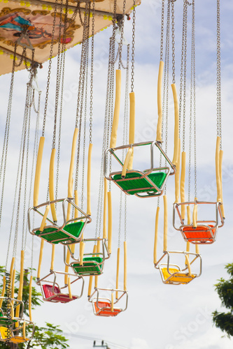 Quadro su tela amusement park rides