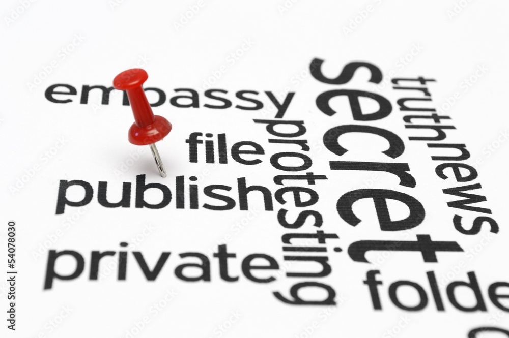 Fototapeta premium FIle publish private