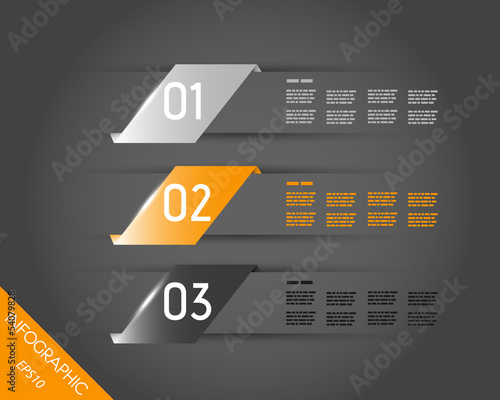 orange shiny transparent three oblique stickers